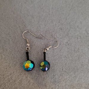 3for$12 Black Sparkle Earrings